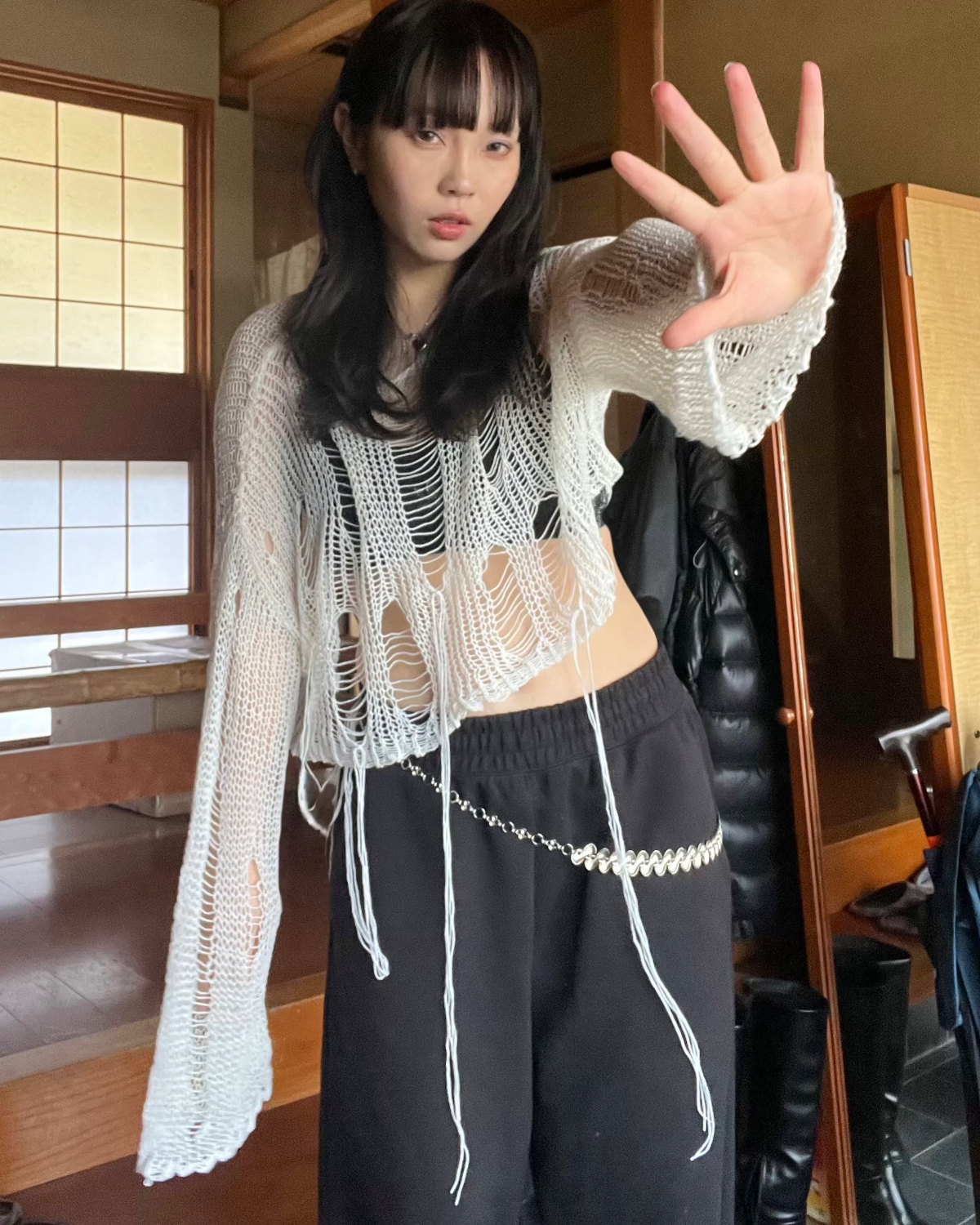 ダメージショートニット – WaKsnap