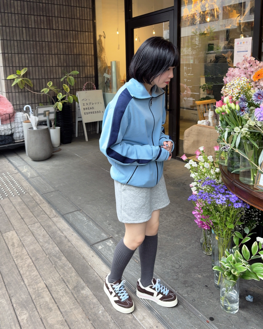レイヤードデザインミニスカート